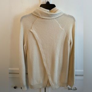 Madewell Province Cross Back Pullover Sweater CreamIvory Color SizeXXS 62%Cotton